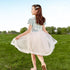 Plaid Mesh Fairy Dress
